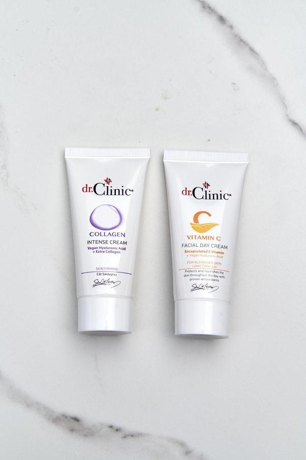 Dr. Clinic Cilt Bakımı 2'li Set Collagen Krem 50 ml & C Vitamin Krem 50 ml - Image 1