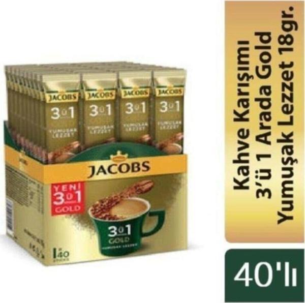Jacobs Gold 3ü1 Arada Yumuşak Lezzet - Image 1