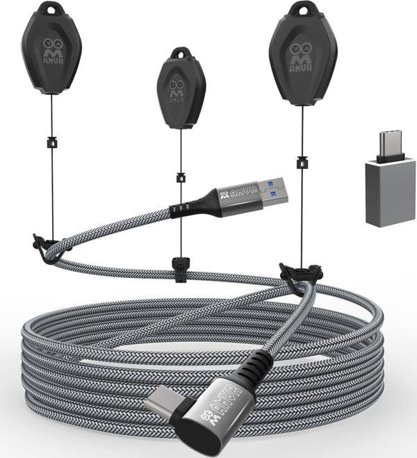 AMVR 6 Metre Bağlantı Kablosu ve 3 Kablo Yönetim Seti - Image 1