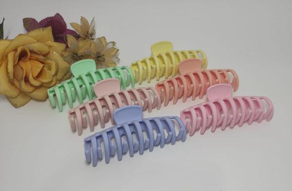 Saç Tokası Zarif 6'lı Pastel Renk Saç Tokası Unicorn Kelebek Kıskaçlı Saç Tokası 8 cm Mandal Toka - Image 1