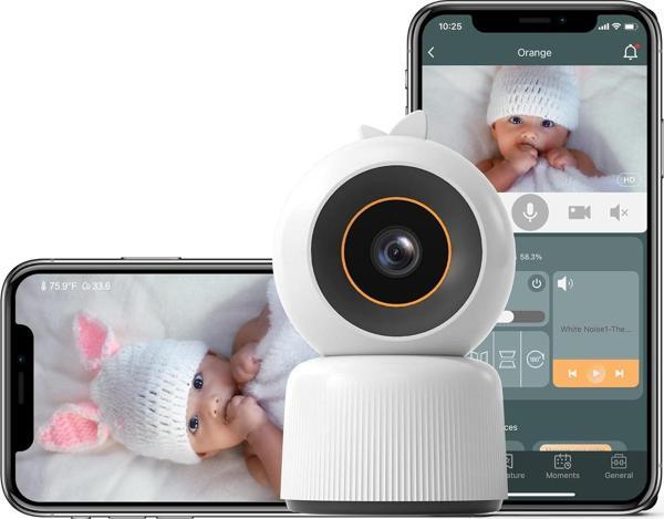 Cheego 3MP HD Akıllı Kameralı ve Sesli Bebek Monitörü - Image 1