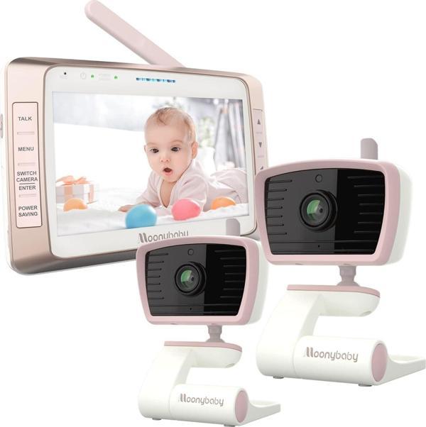 Moonybaby 5" Uzun Menzilli 2 Kameralı Bebek Monitörü, WiFi Gerekmez - Image 1