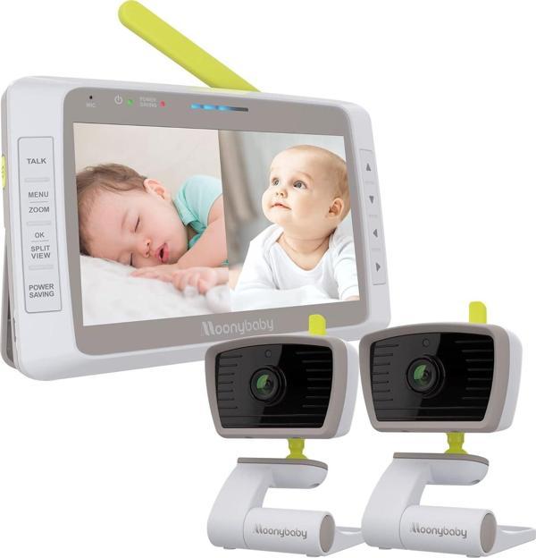Moonybaby Split 50 Düşük EMF Kablosuz Bebek Monitörü - 2 Kamera - Image 1