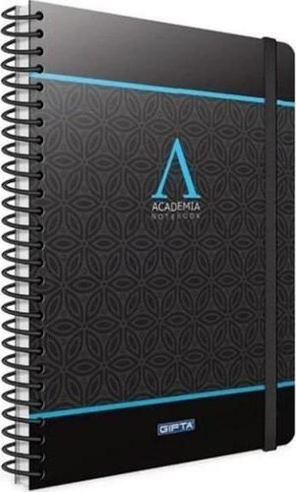 Gıpta Academia Spiralli Defter 17*24 120 Yp. Kareli - Image 1