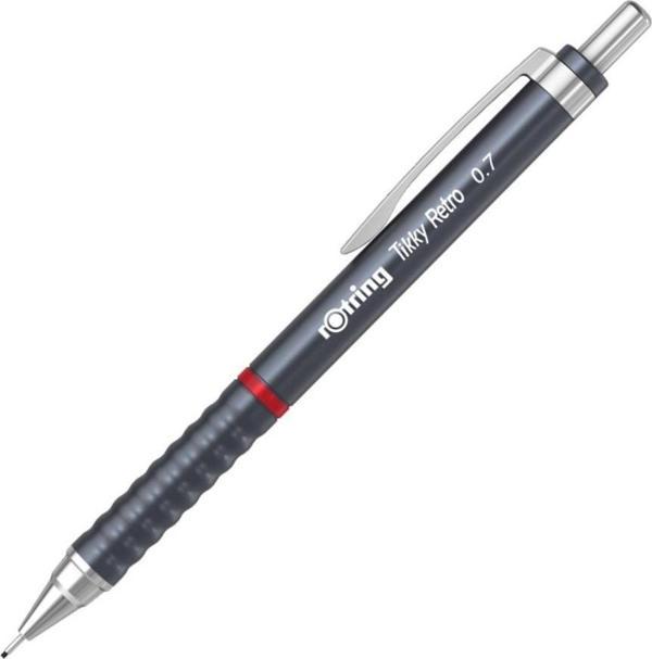 Rotring Tikky Retro Metalik Versatil Kalem Uçlu Kalem 0.7 Metalik Gri - Image 1