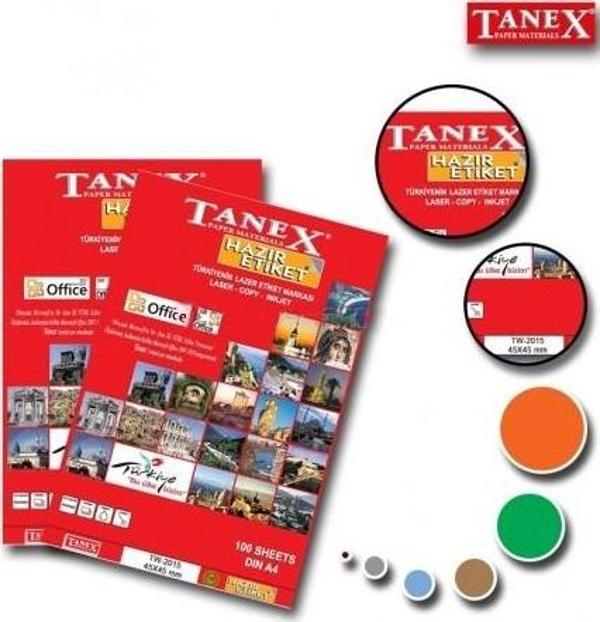 Tanex Tw-2015 Lazer Etiket 45X45 - Image 1