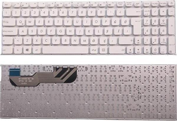 Asus A541, R541, X541u, F541u, K541 Notebook Klavye (Beyaz TR) - Image 1