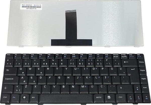 Asus F80, F80C, F80Cr, F80L, F80Q, F80S, F83 Notebook Klavyesi - Siyah TR V020462UK1 - Image 1