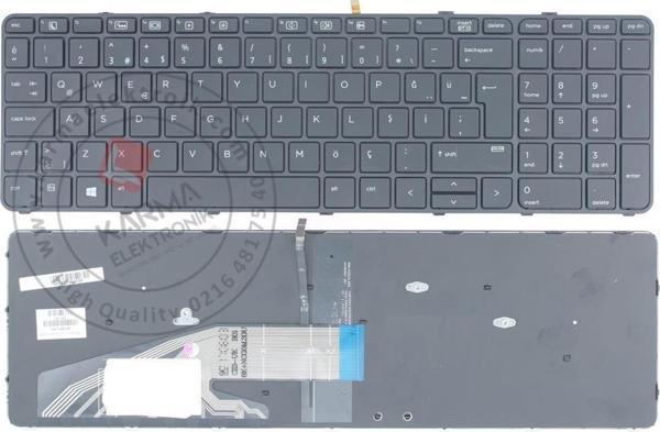Hp Probook 450 G3 450 G4 Notebook Klavyesi - Siyah - TR - Işıklı / KL0953LD - Image 1