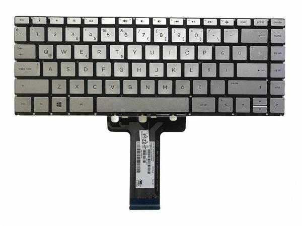 Hp x360, 14-BA, 14-BS Serisi Notebook Klavyesi (Silver-Gri TR) - Image 1