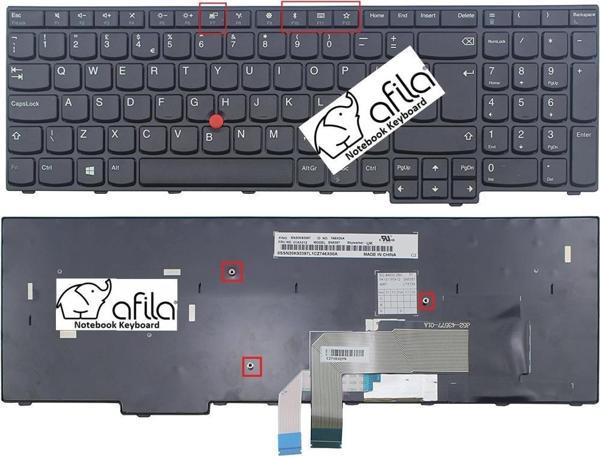 Lenovo ThinkPad E570, E570c, E575 Notebook Klavyesi - Siyah - TR - Image 1
