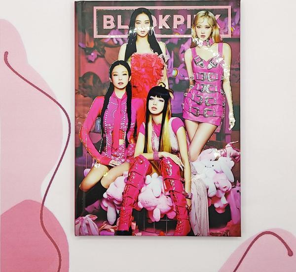 Sert Kapaklı A5 Not Defteri , Tarihsiz Ajanda - Born Blackpink - Image 1