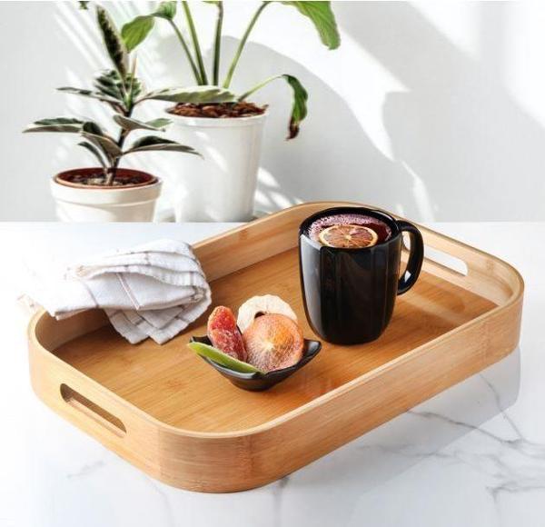 Rossel Premium Bambu Tepsi 40x28 cm G3302 - Image 1