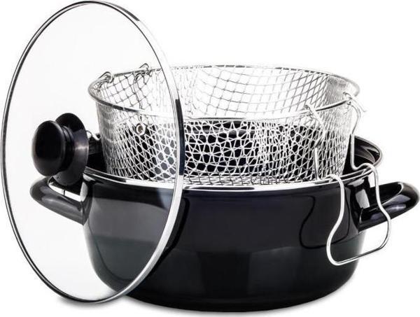 Rossel Premium Emaye Kızartma Tenceresi 24 cm  - Image 1