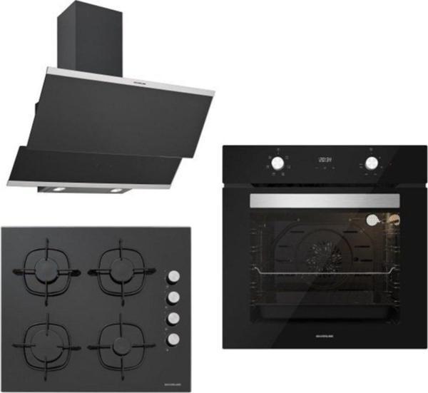 Silverline Siyah Ankastre Set 5 ( 3420B - Cs5335S01 - Bo6502B01 ) - Image 1