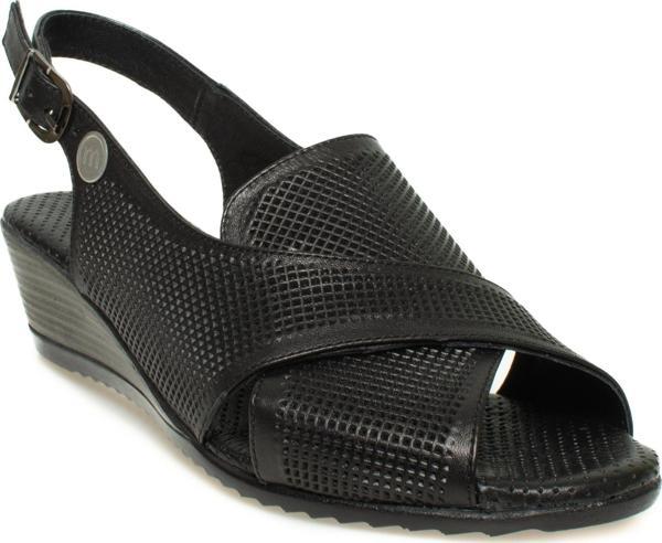 Mammamia D24Ys-1475Z Siyah Kadın Sandalet - Image 1