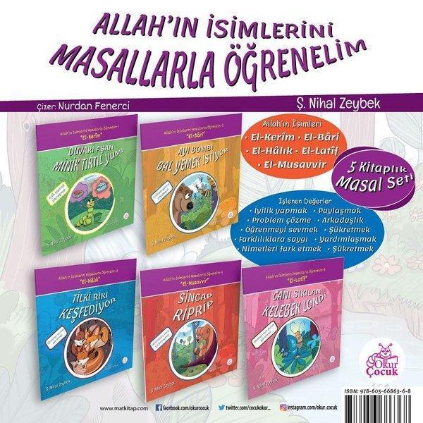 Allah'ın İsimlerini Öğrenelim-5 Kitap Takım - Okur Çocuk - Image 1