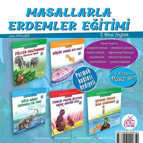 Masallarla Erdemler Eğitimi-5 Kitap Takım - Okur Çocuk - Image 1