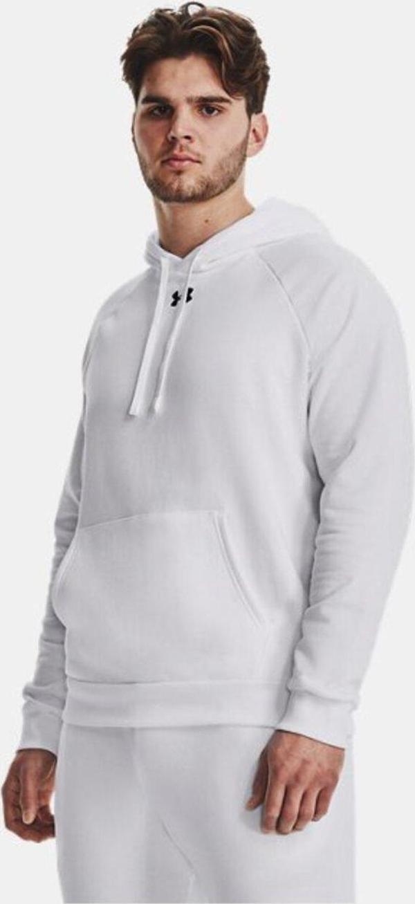 Erkek UA Rival Fleece Kapüşonlu Üst Sweatshirt 1379757-100 - Image 1