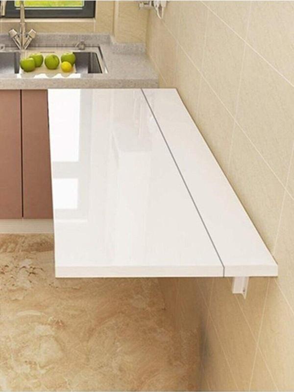 Sebura Katlanır Mutfak Masası Duvara Takılan Monteli Katlanır Masa 60x90 cm - Image 1