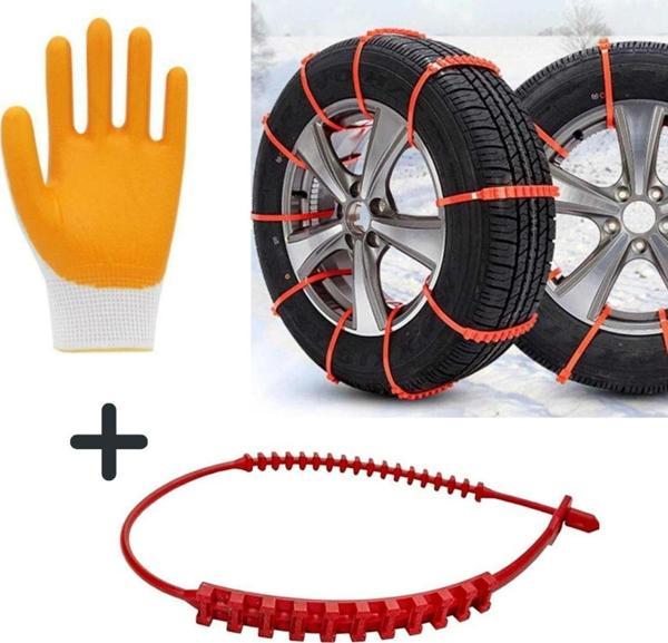 Sebura Pratik Tak Çıkar Zincir, Takmaktik Kar Zinciri, Lastik Zinciri, Plastik Kar Zinciri, 8 Adet - Image 1