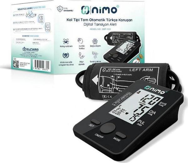 Nimo Kol Tipi Konuşan Tam Otomatik Dijital Tansiyon Aleti DBP-1318 - Image 1