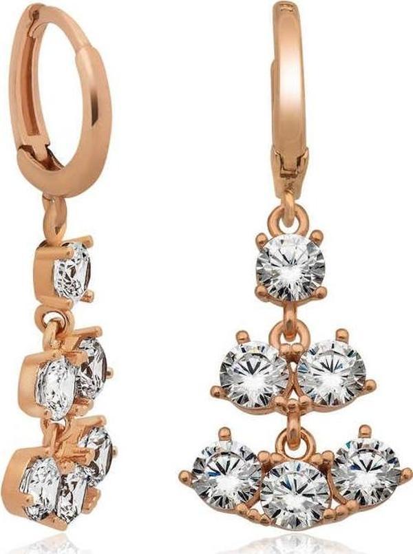 Himarry 925 Ayar Gümüş Sıra Taşlı Küpe - Image 1