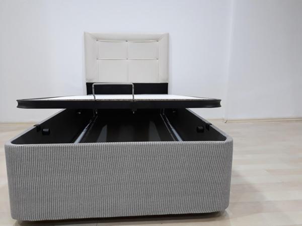 Baza-Başlık STANDRAT 13418 Model Suni Deri başlık Metal Çelik 90*190 El Yapım - Image 1