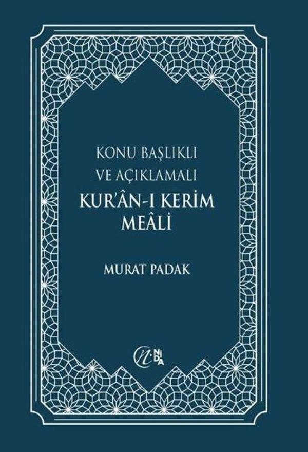 Konu Başlıklı ve Açıklamalı Kur'an-ı Kerim Meali - Büyük Boy - Nida Yayınları - Image 1
