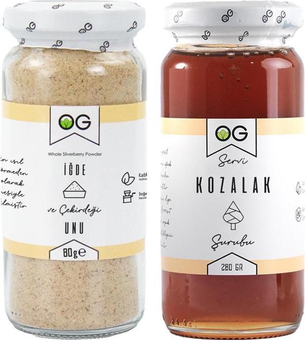 OG Natural Kozalak Şurubu Ve İğde Çekirdeği Unu - Image 1