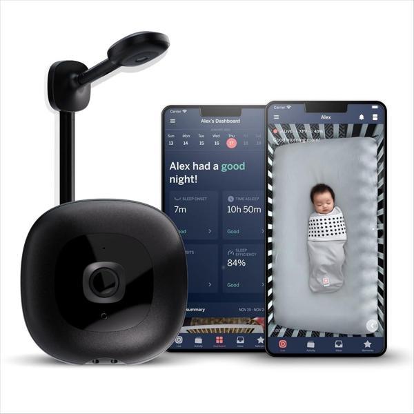 Nanit Pro Akıllı Bebek Monitörü Ve Duvar Montajı - 1080P - Siyah - Image 1