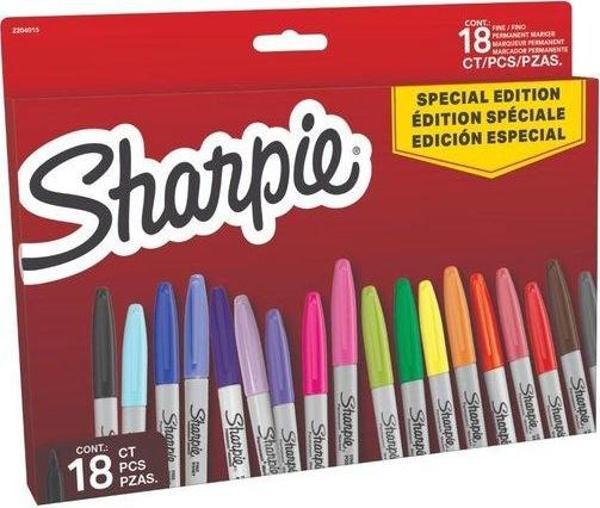 Sharpie Fine Permanent Markör 18Li Kutu - Image 1