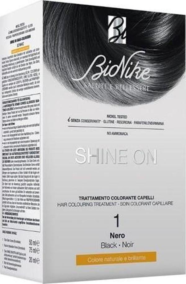 Bionike Shine On Saç Boyama Kiti Siyah No:1 - Image 1