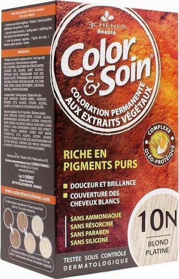 Color Soin Saç Boyası 10N - Platin Sarısı - Image 1