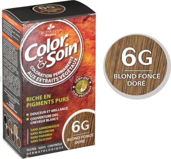 Color Soin Saç Boyası 6G - Koyu Kestane - Image 1