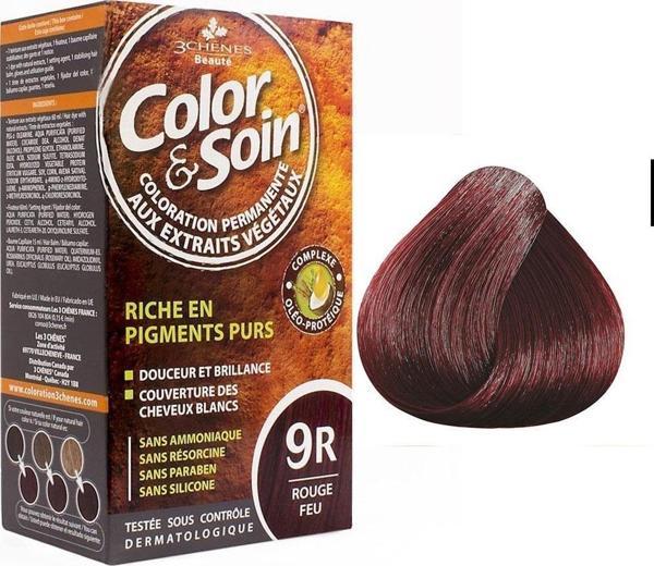 Color Soin Saç Boyası 9R - Ateş Kırmızı - Image 1