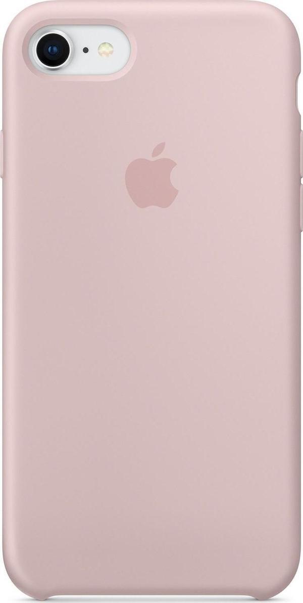 Apple iPhone 7/8 Kamelya (Camellia) Silikon Kılıf Kauçuk Arka Kapak Kum Pembesi - Image 1