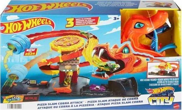 Hot Wheels Pizza Slam Kobra Saldırısı Oyun Seti HTN81 - Image 1