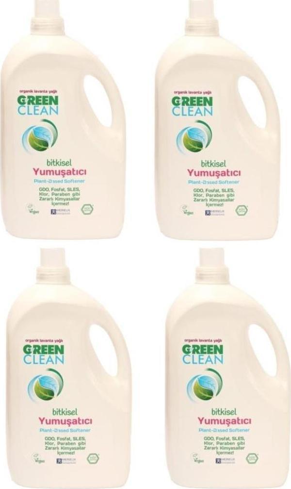 Green Clean Bitkisel Çamaşır Yumuşatıcı2750 ml 4'lü Set - Image 1