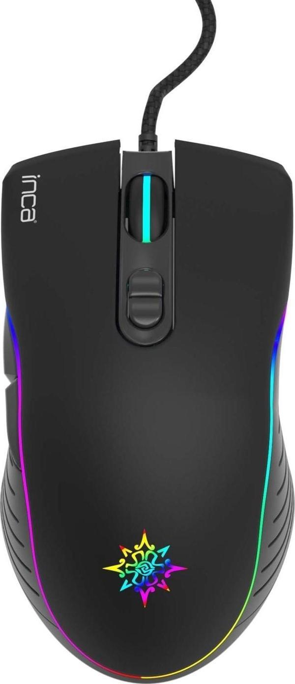 İmg-Gt15 Rgb Siyah Macrokeys Professional Gaming Kablolu Mouse - Image 1