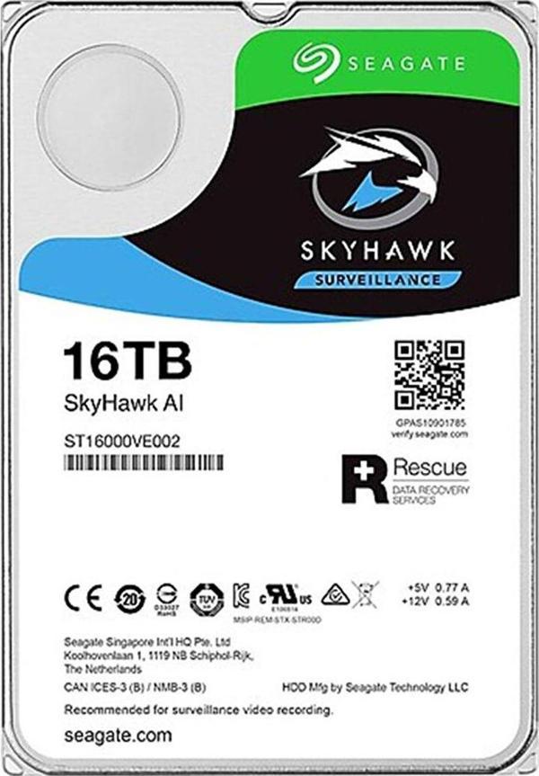 16Tb Skyhawk 3.5" 7200Rpm Sst16000Ve002 7-24 Harddisk - Image 1