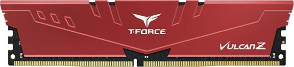T-Force Vulcan Z Red 16Gb(1X16Gb) 3200Mhz Cl16 Ddr4 Gaming Ram Bellek (Tlzrd416G3200Hc16F01) - Image 1
