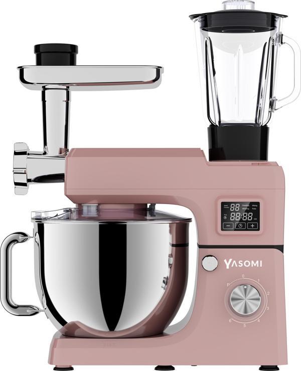 Yasomi 1511bml Led Ekranlı Kıyma Çekme Aparatlı Blender Stand Mikser Mutfak Şefi - Image 1