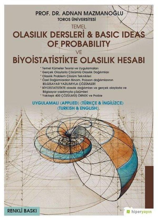 Temel Olasılık Dersleri ve Basic Ideas of Probability ve Biyoistatistikte Olasılık Hesabı - Hiperlink - Image 1