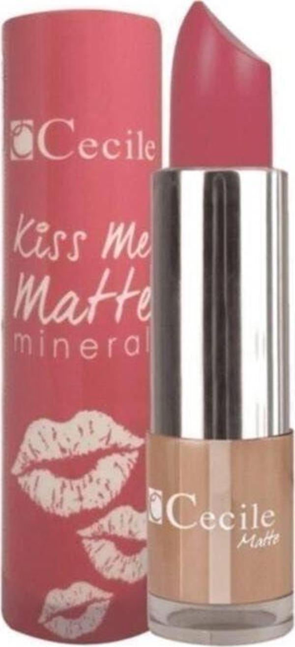 Cecile Kiss Me Matte Mineral Mat Ruj 302 - Image 1