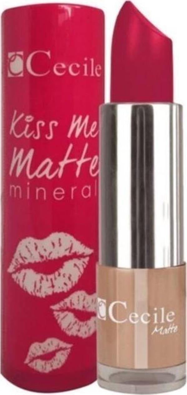 Cecile Kiss Me Matte Mineral Mat Ruj 308 - Image 1