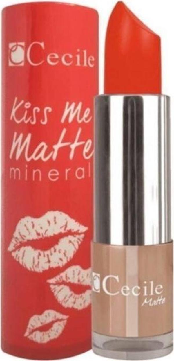 Cecile Kiss Me Matte Mineral Mat Ruj 322 - Image 1