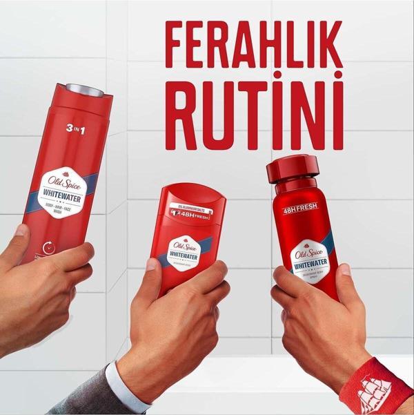 Old Spice Whitewater Erkekler Için Duş Jeli Ve Şampuan 400 ml - Image 1