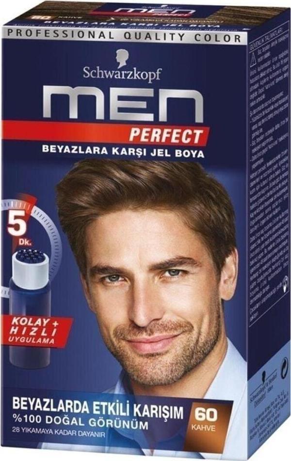 Schwarzkopf Men Beyaz Renk Kırıcı Saç Boyası 600 Kahve - Image 1