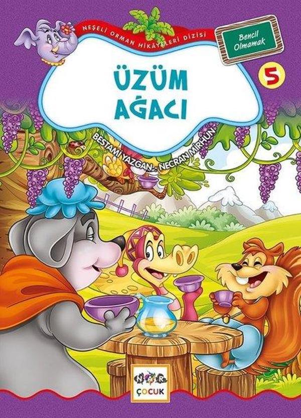 Üzüm Ağacı 5-Neşeli Orman Hikayeleri Dizisi-Büyük Boy - Nar Çocuk - Image 1
